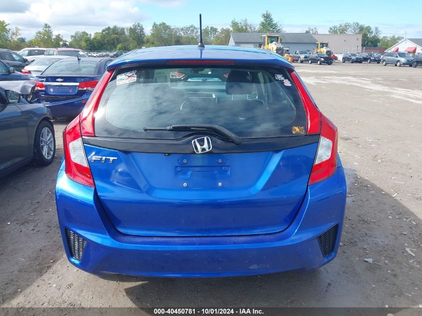 2015 Honda Fit Lx VIN: 3HGGK5H5XFM770803 Lot: 40450781