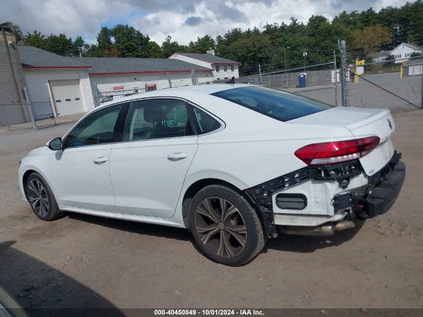 2021 Volkswagen Passat 2.0T Se VIN: 1VWSA7A3XMC016800 Lot: 40450849