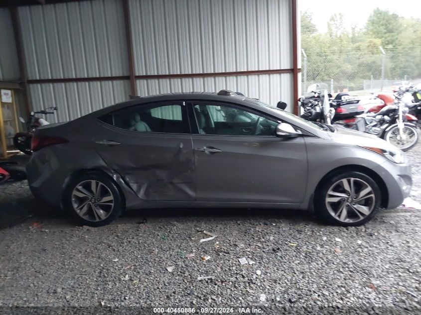 2014 Hyundai Elantra Limited VIN: 5NPDH4AE5EH476072 Lot: 40450886