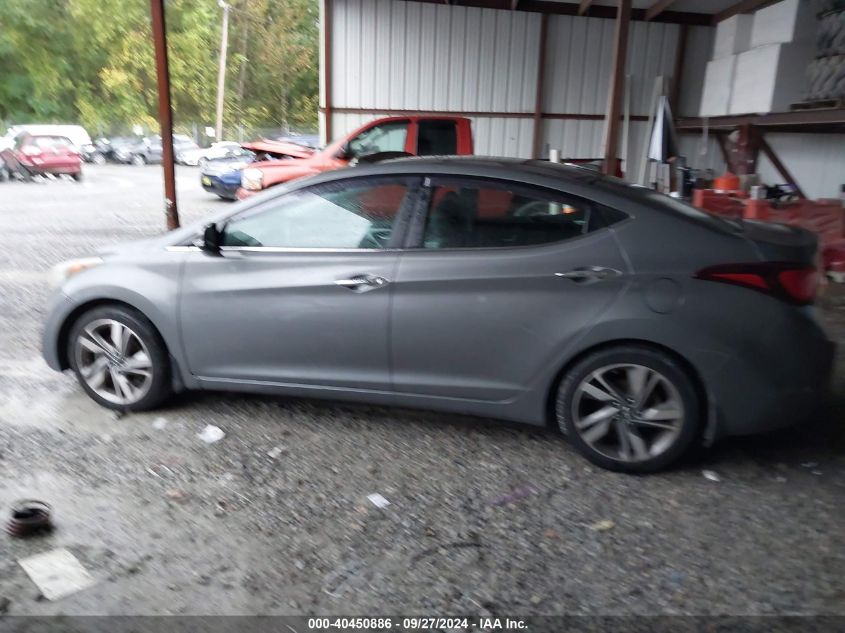 2014 Hyundai Elantra Limited VIN: 5NPDH4AE5EH476072 Lot: 40450886