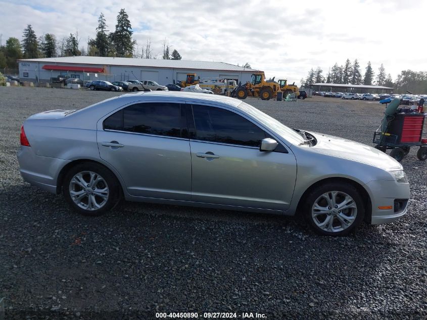 2012 Ford Fusion Se VIN: 3FAHP0HA7CR430209 Lot: 40450890