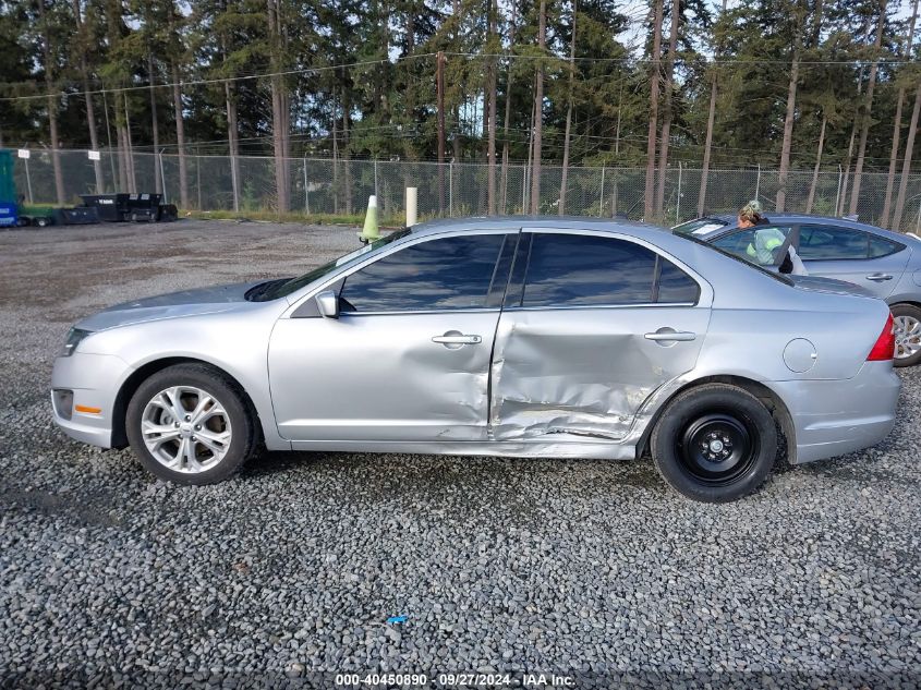 2012 Ford Fusion Se VIN: 3FAHP0HA7CR430209 Lot: 40450890