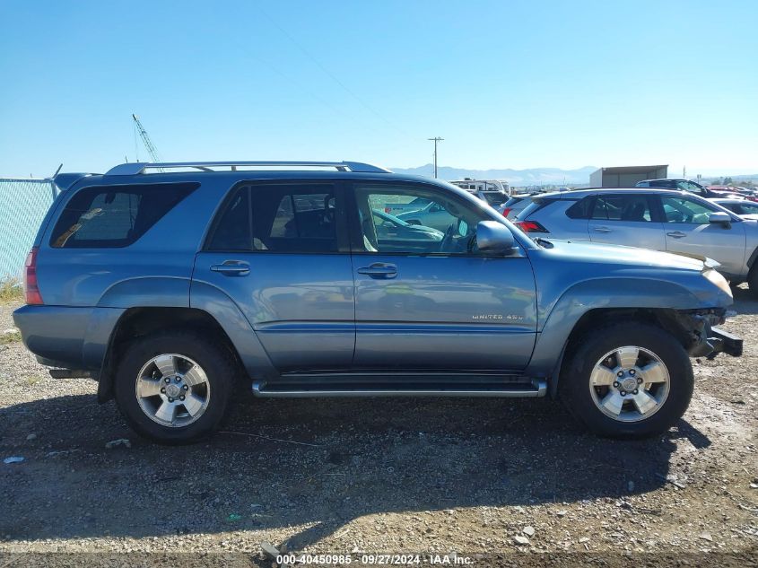 2004 Toyota 4Runner Limited V6 VIN: JTEBU17R448027728 Lot: 40450985