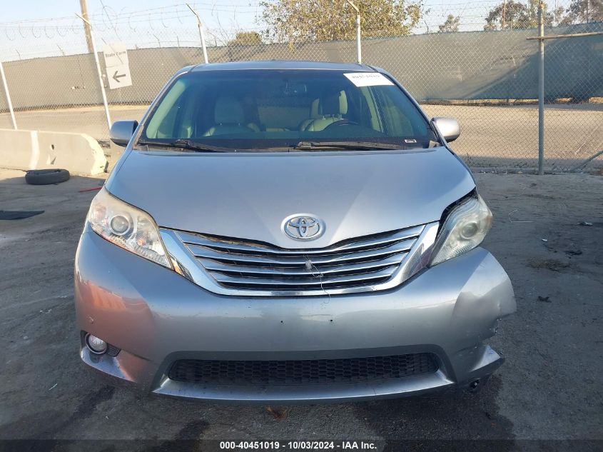 2011 Toyota Sienna Limited V6 VIN: 5TDYK3DC1BS074949 Lot: 40451019