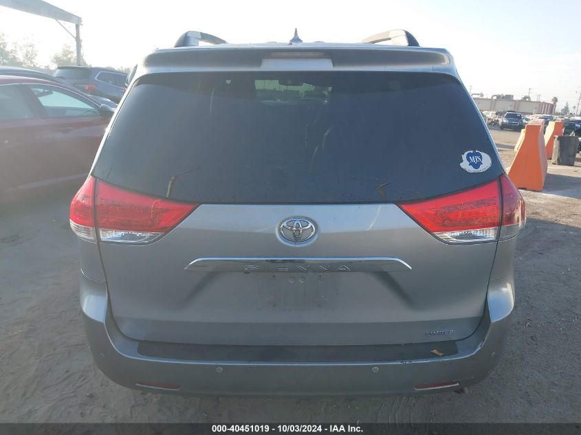 5TDYK3DC1BS074949 2011 Toyota Sienna Limited V6