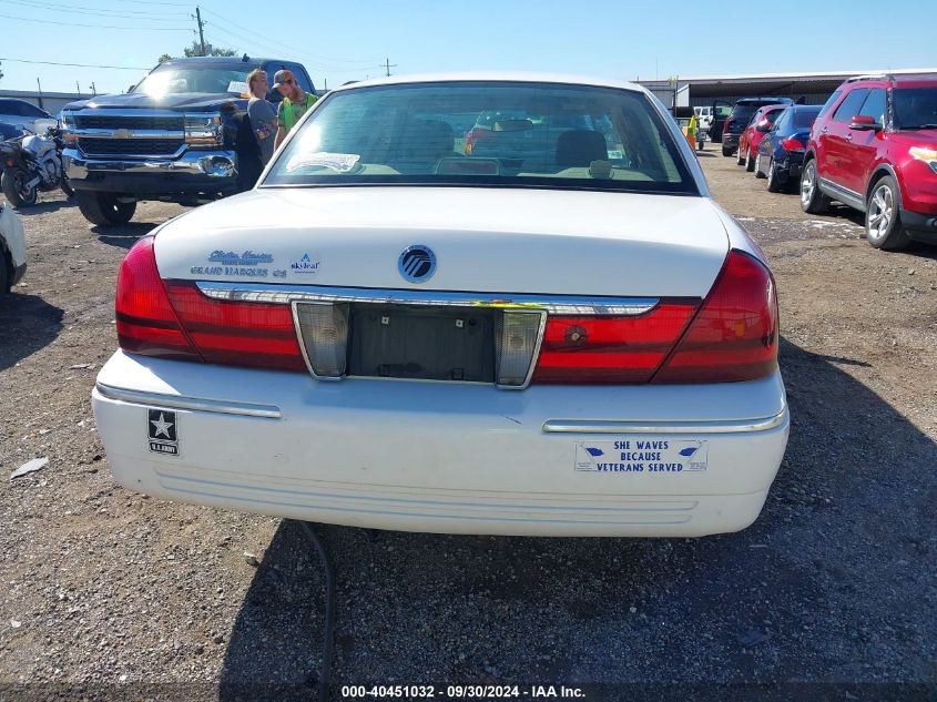 2003 Mercury Grand Marquis Gs VIN: 2MEFM74W73X635999 Lot: 40451032