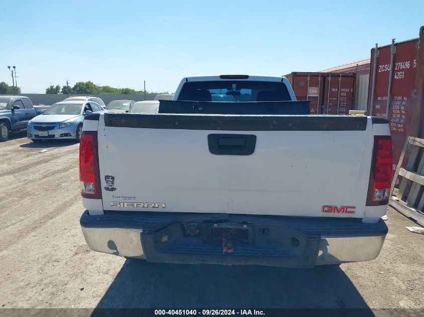 2007 GMC Sierra 1500 Work Truck VIN: 1GTEC14X67Z622165 Lot: 40451040