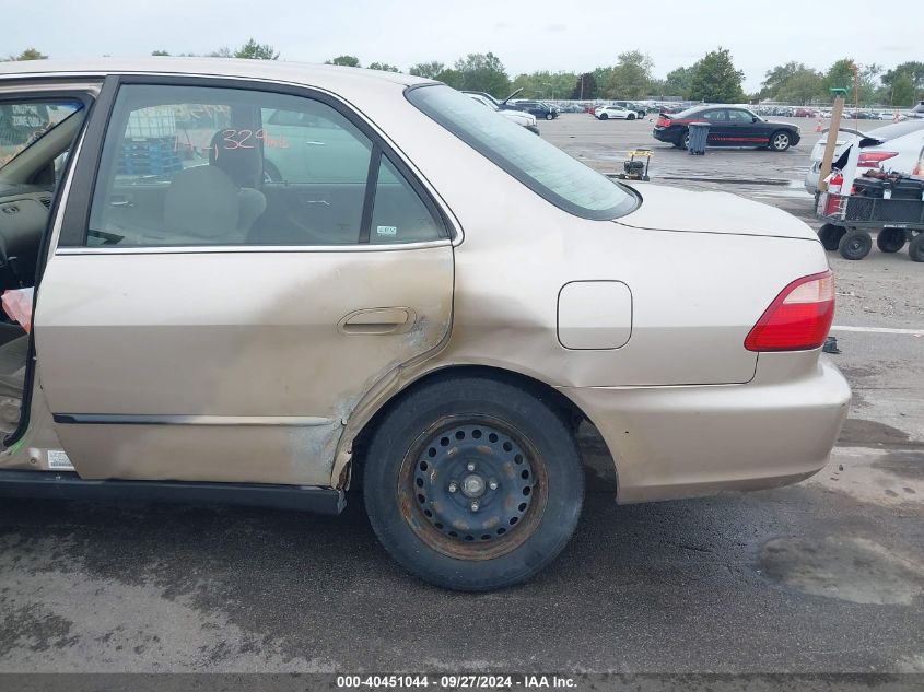 2000 Honda Accord 2.3 Lx VIN: 1HGCG5543YA023510 Lot: 40451044