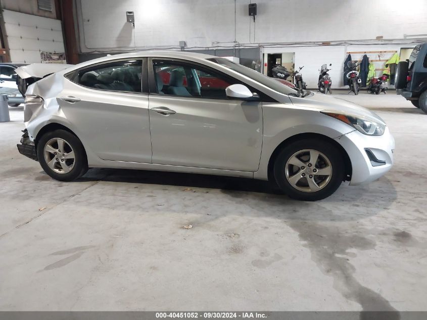 2014 Hyundai Elantra Se/Sport/Limited VIN: 5NPDH4AEXEH505940 Lot: 40451052