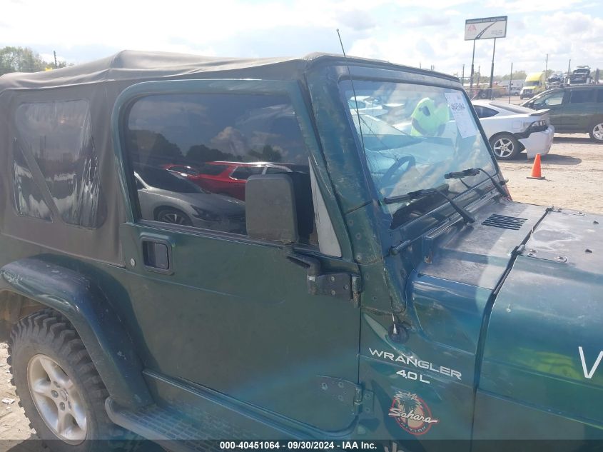 2001 Jeep Wrangler Sahara VIN: 1J4FA59SX1P337366 Lot: 40451064