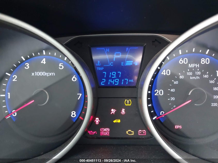 2013 HYUNDAI TUCSON LIMITED - KM8JUCAC1DU557772