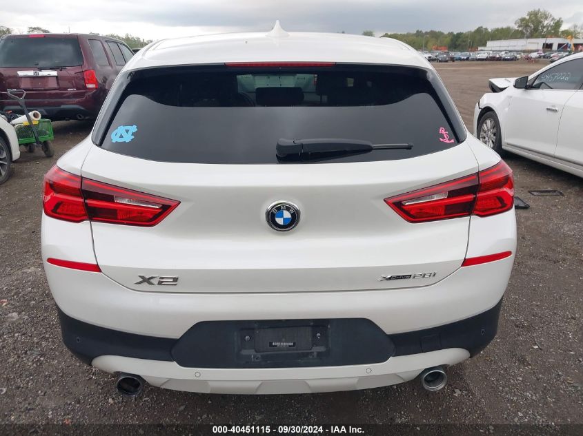 2019 BMW X2 xDrive28I VIN: WBXYJ5C57K5N16160 Lot: 40451115