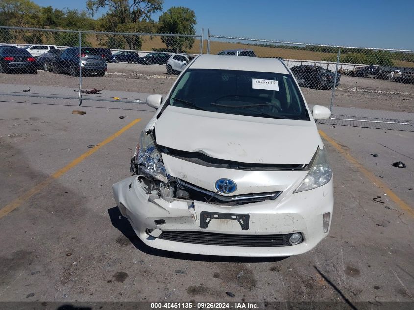 2012 Toyota Prius V Five VIN: JTDZN3EUXC3056097 Lot: 40451135