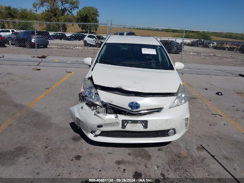 2012 Toyota Prius V Five VIN: JTDZN3EUXC3056097 Lot: 40451135