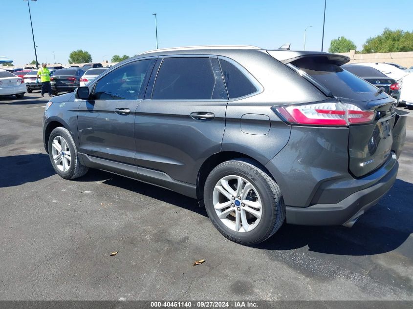 2019 Ford Edge Sel VIN: 2FMPK3J99KBC21603 Lot: 40451140