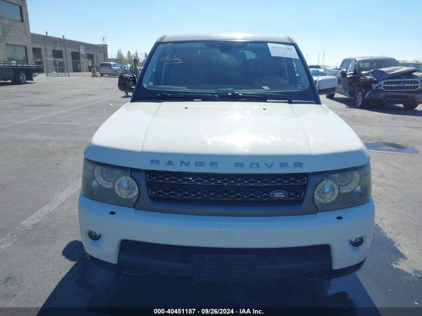 2010 Land Rover Range Rover Sport Hse VIN: SALSK2D46AA240928 Lot: 40451187