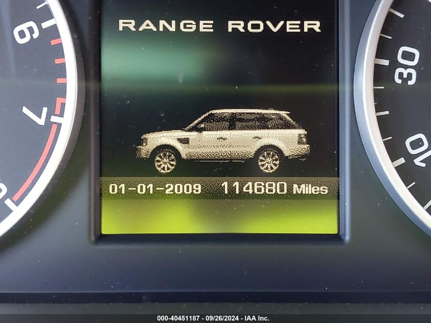 2010 Land Rover Range Rover Sport Hse VIN: SALSK2D46AA240928 Lot: 40451187