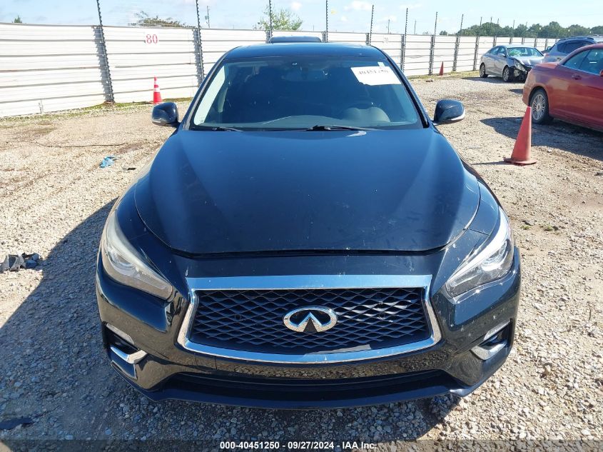 2018 Infiniti Q50 3.0T Luxe VIN: JN1EV7AR3JM435055 Lot: 40451250