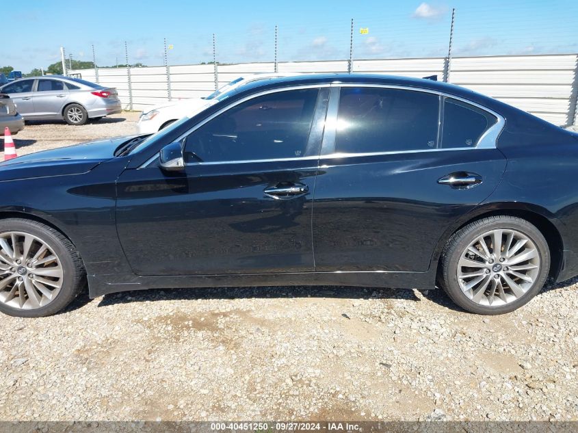 2018 Infiniti Q50 3.0T Luxe VIN: JN1EV7AR3JM435055 Lot: 40451250