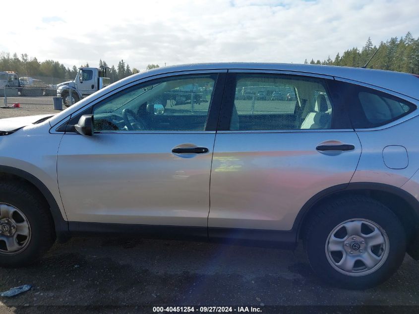 2015 Honda Cr-V Lx VIN: 5J6RM4H32FL077424 Lot: 40451254