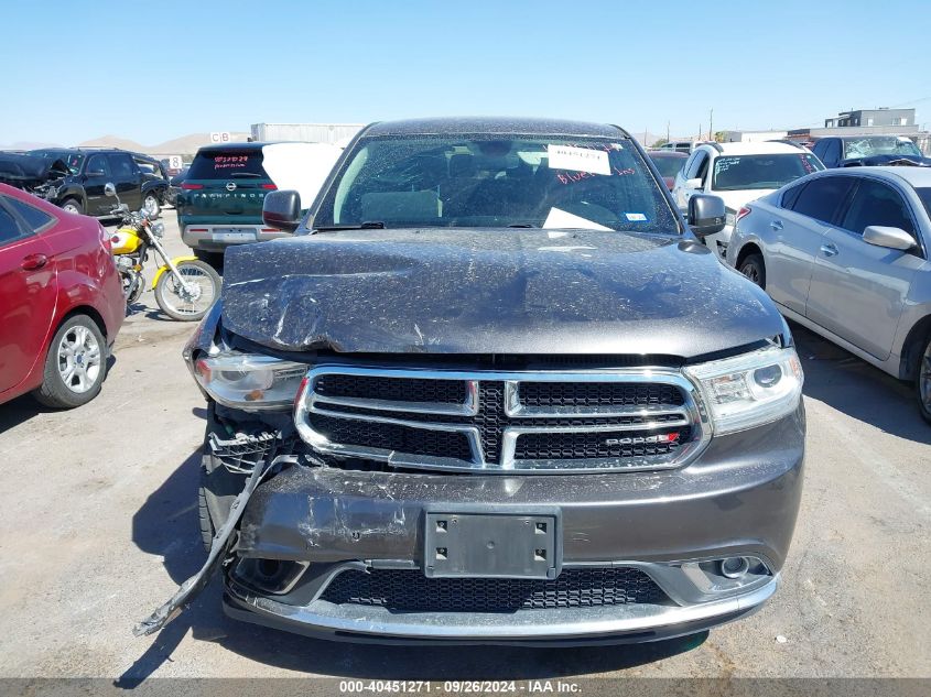 2018 Dodge Durango Sxt VIN: 1C4RDHAG6JC494418 Lot: 40451271