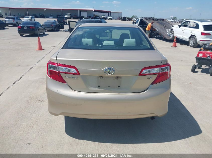 2012 Toyota Camry Le VIN: 4T1BF1FK1CU073215 Lot: 40451278