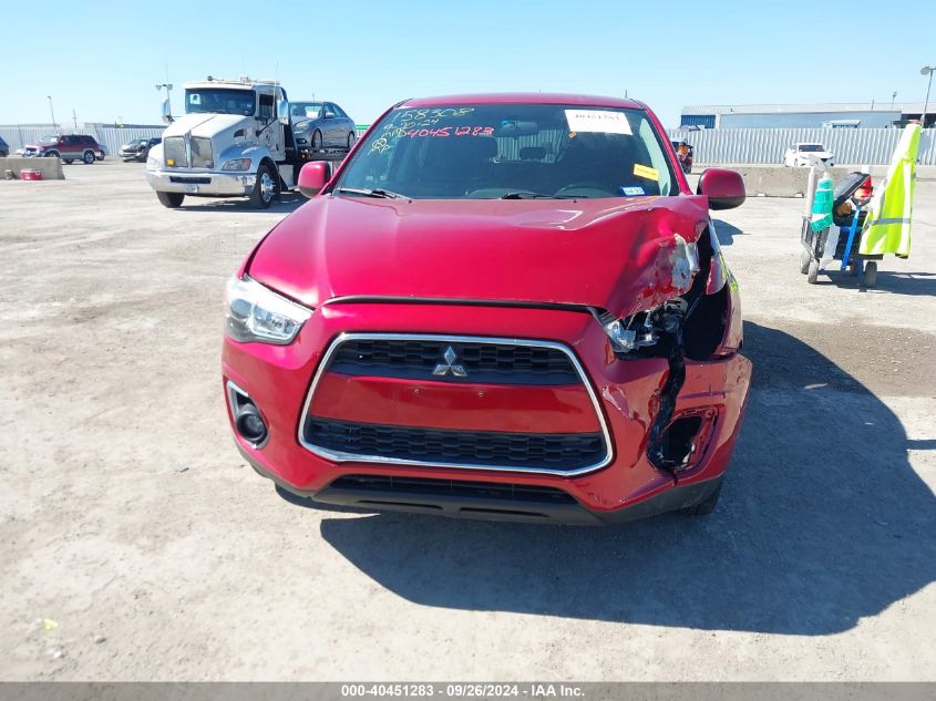 2015 Mitsubishi Outlander Sport Es VIN: 4A4AP3AUXFE038326 Lot: 40451283