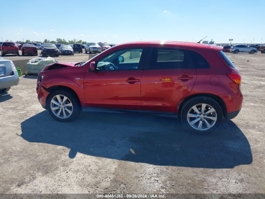 2015 Mitsubishi Outlander Sport Es VIN: 4A4AP3AUXFE038326 Lot: 40451283