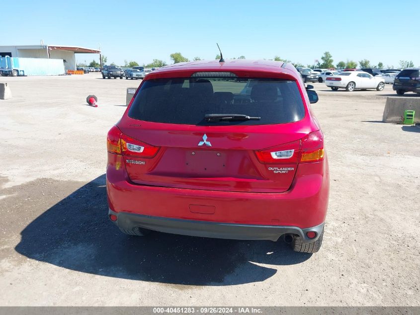 2015 Mitsubishi Outlander Sport Es VIN: 4A4AP3AUXFE038326 Lot: 40451283