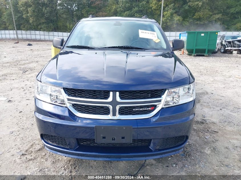 2018 Dodge Journey Se VIN: 3C4PDCAB3JT381464 Lot: 40451288