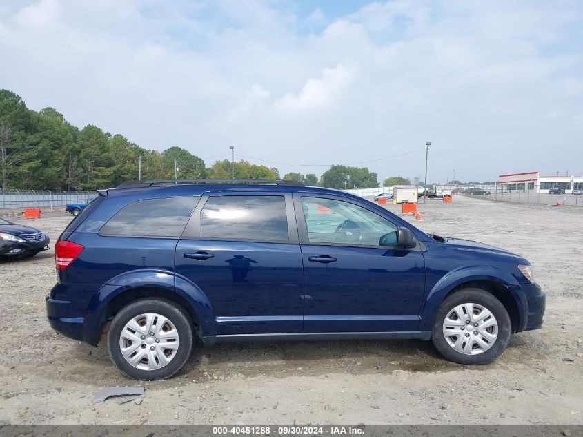 2018 Dodge Journey Se VIN: 3C4PDCAB3JT381464 Lot: 40451288