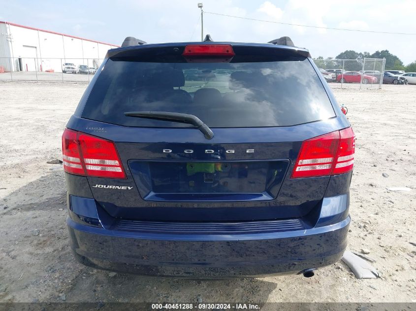 2018 Dodge Journey Se VIN: 3C4PDCAB3JT381464 Lot: 40451288