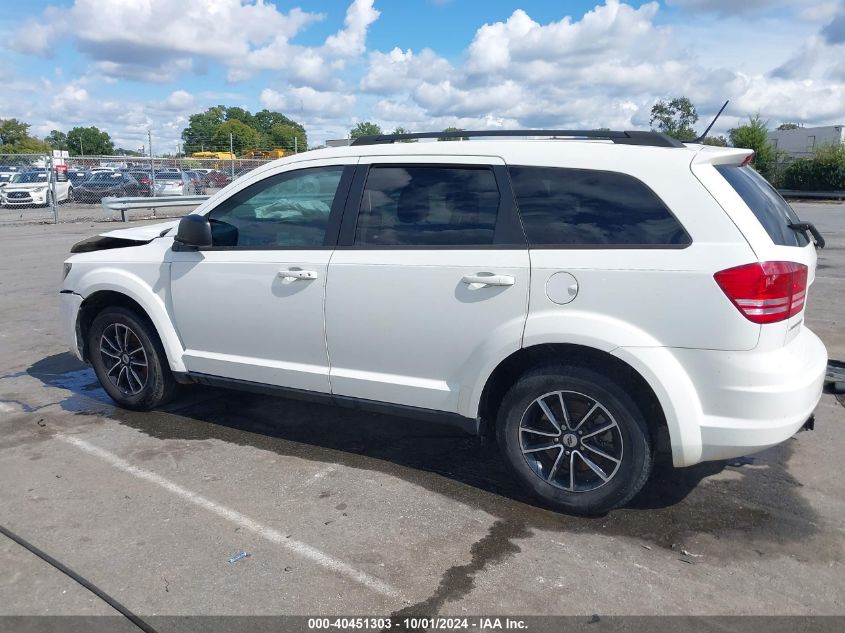 2018 Dodge Journey Se VIN: 3C4PDCAB1JT216934 Lot: 40451303