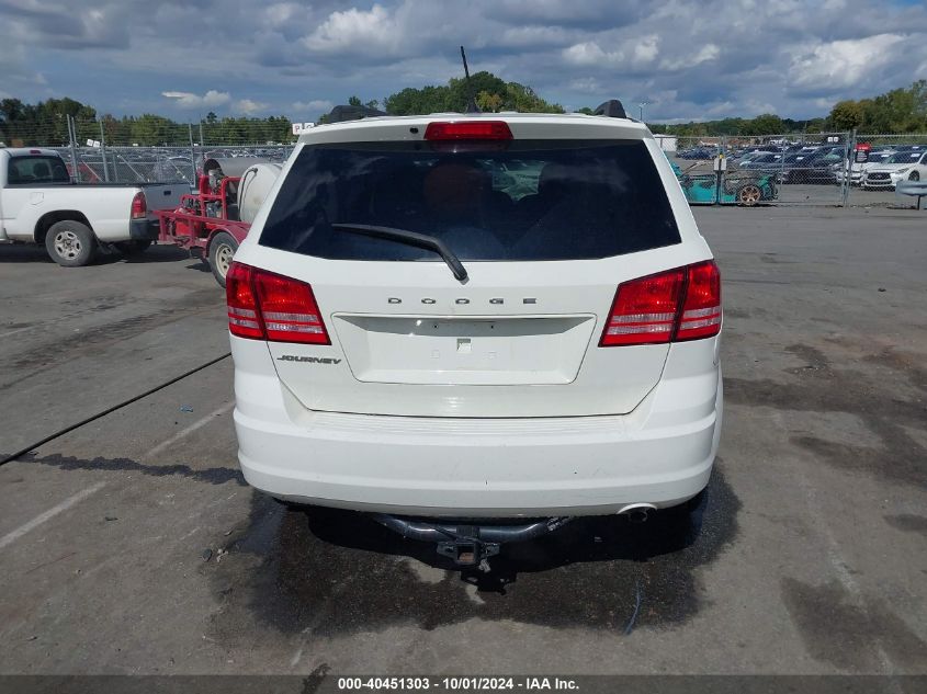 2018 Dodge Journey Se VIN: 3C4PDCAB1JT216934 Lot: 40451303