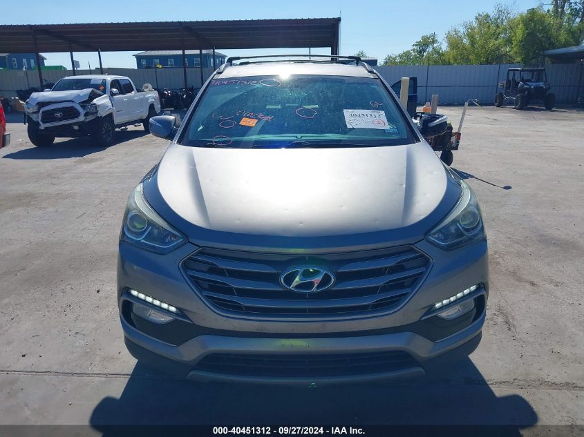 2017 Hyundai Santa Fe Sport 2.4L VIN: 5NMZU3LB2HH030798 Lot: 40451312