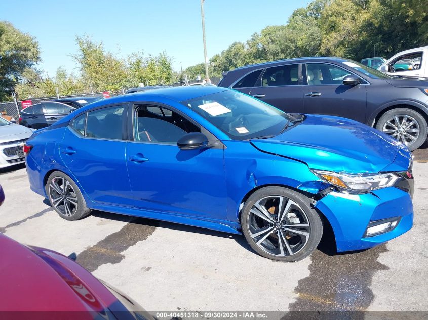 2022 Nissan Sentra Sr Xtronic Cvt VIN: 3N1AB8DV6NY275522 Lot: 40451318