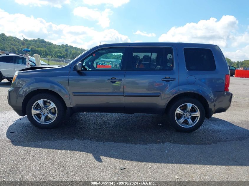 2015 Honda Pilot Ex-L VIN: 5FNYF4H55FB007335 Lot: 40451343