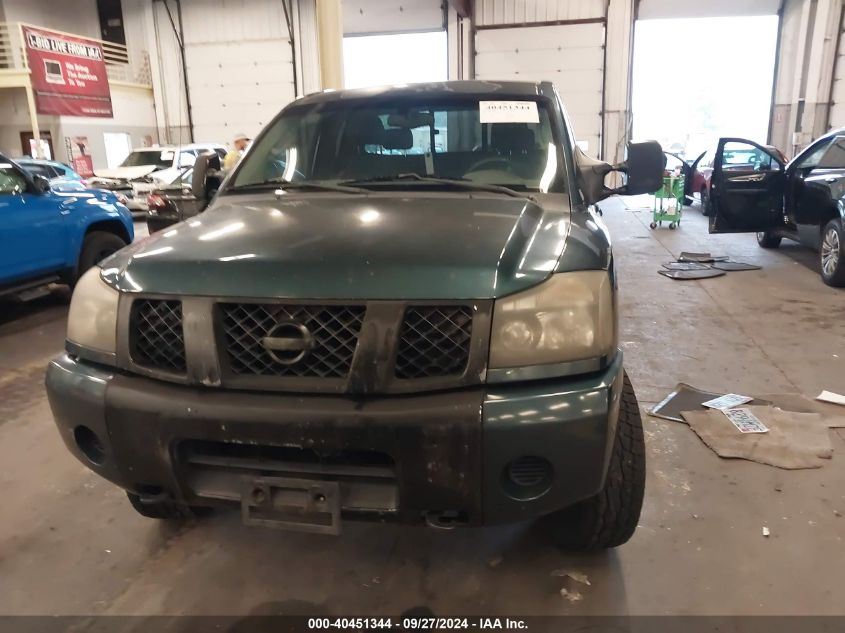 2005 Nissan Titan Se VIN: 1N6AA06BX5N555846 Lot: 40451344