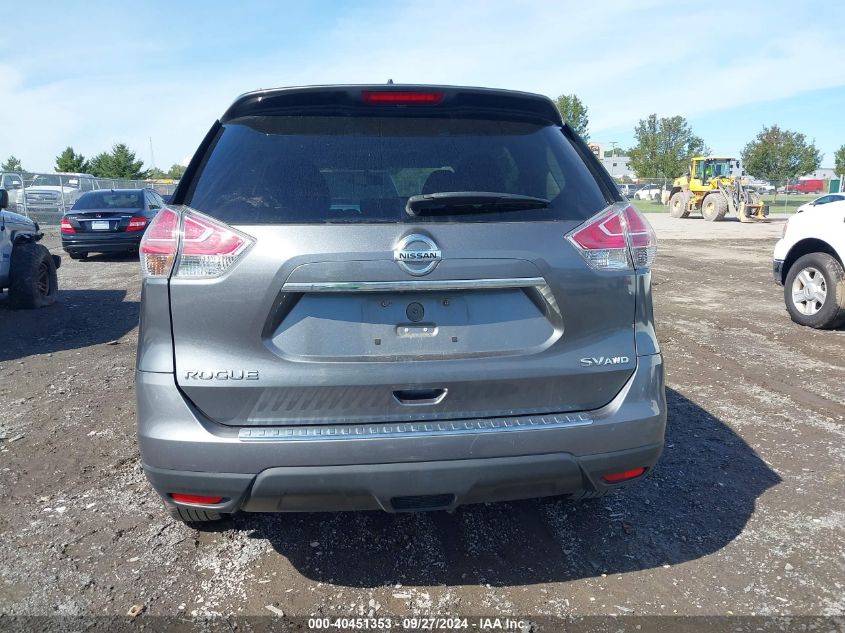 2015 Nissan Rogue Sv VIN: 5N1AT2MV0FC810938 Lot: 40451353