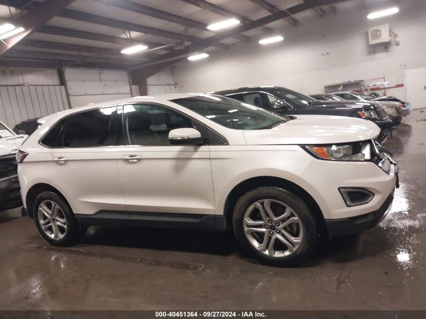 2018 Ford Edge Titanium VIN: 2FMPK4K9XJBB44811 Lot: 40451364