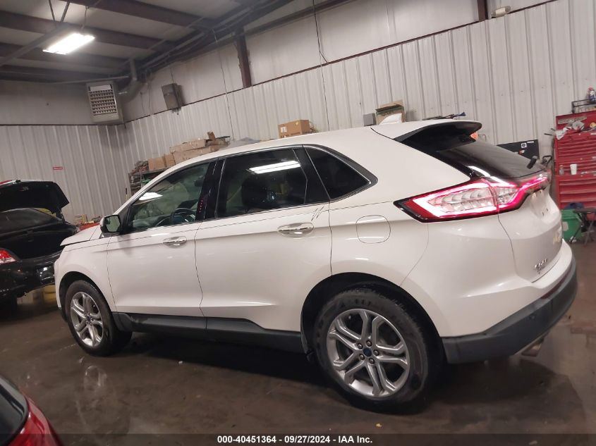 2018 Ford Edge Titanium VIN: 2FMPK4K9XJBB44811 Lot: 40451364