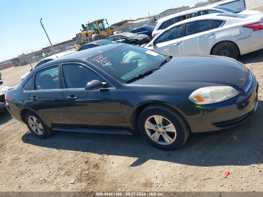 2012 Chevrolet Impala Ls VIN: 2G1WF5E34C1282699 Lot: 40451366