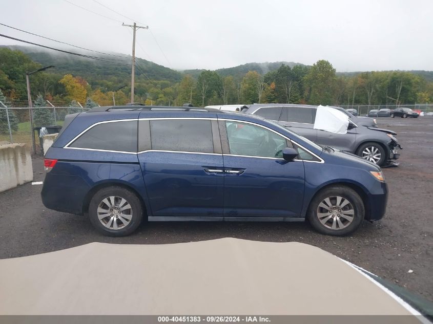 2017 Honda Odyssey Ex-L VIN: 5FNRL5H64HB016820 Lot: 40451383