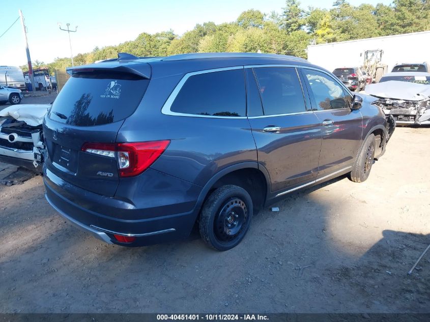 VIN 5FNYF6H69LB031105 2020 Honda Pilot, Awd Touring... no.4