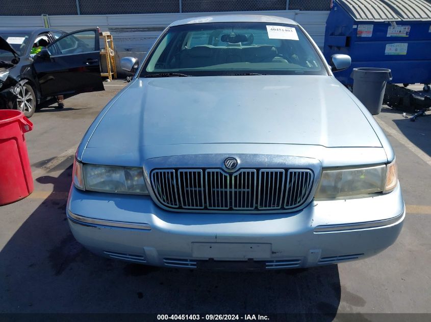 2001 Mercury Grand Marquis Ls VIN: 2MEFM75W91X620190 Lot: 40451403