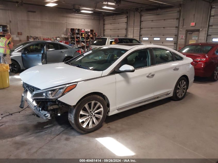 5NPE34AF7HH542928 2017 HYUNDAI SONATA - Image 2