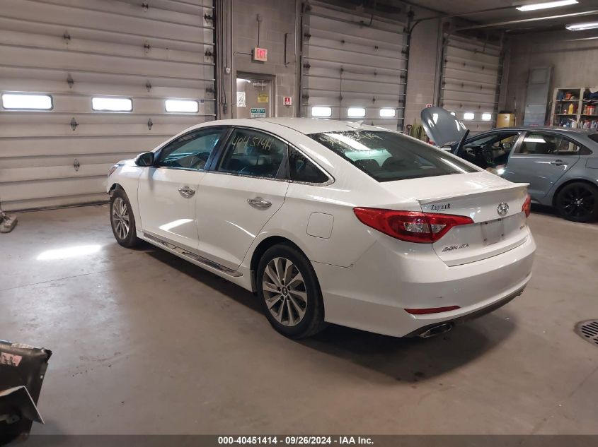 2017 HYUNDAI SONATA SPORT/LIMITED - 5NPE34AF7HH542928