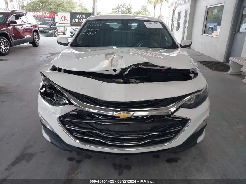 2021 Chevrolet Malibu Lt VIN: 1G1ZD5ST8MF025000 Lot: 40451425