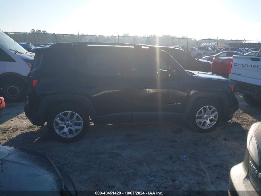 2018 Jeep Renegade Latitude VIN: ZACCJABB6JPH63831 Lot: 40451429