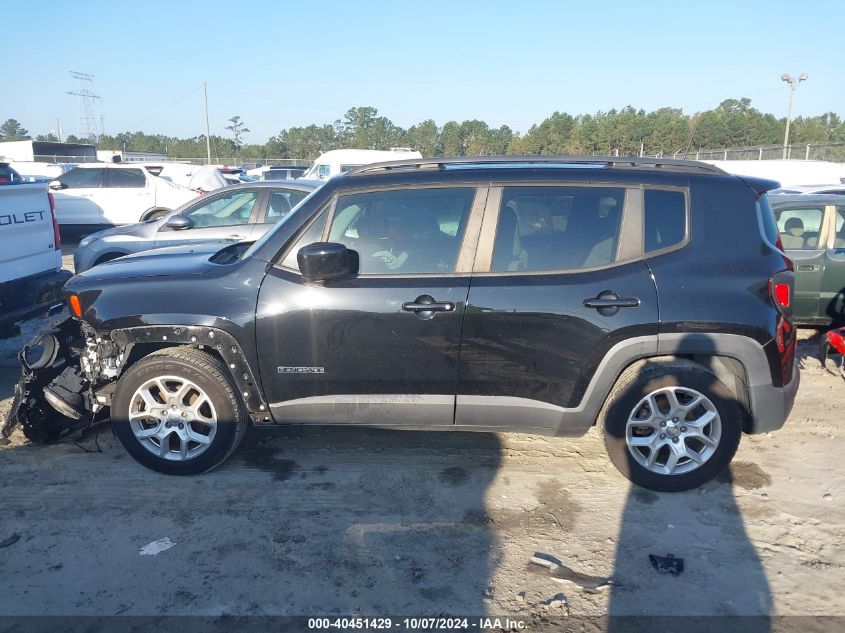 2018 Jeep Renegade Latitude VIN: ZACCJABB6JPH63831 Lot: 40451429